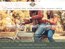 Tablet Screenshot of highriverapartments.net